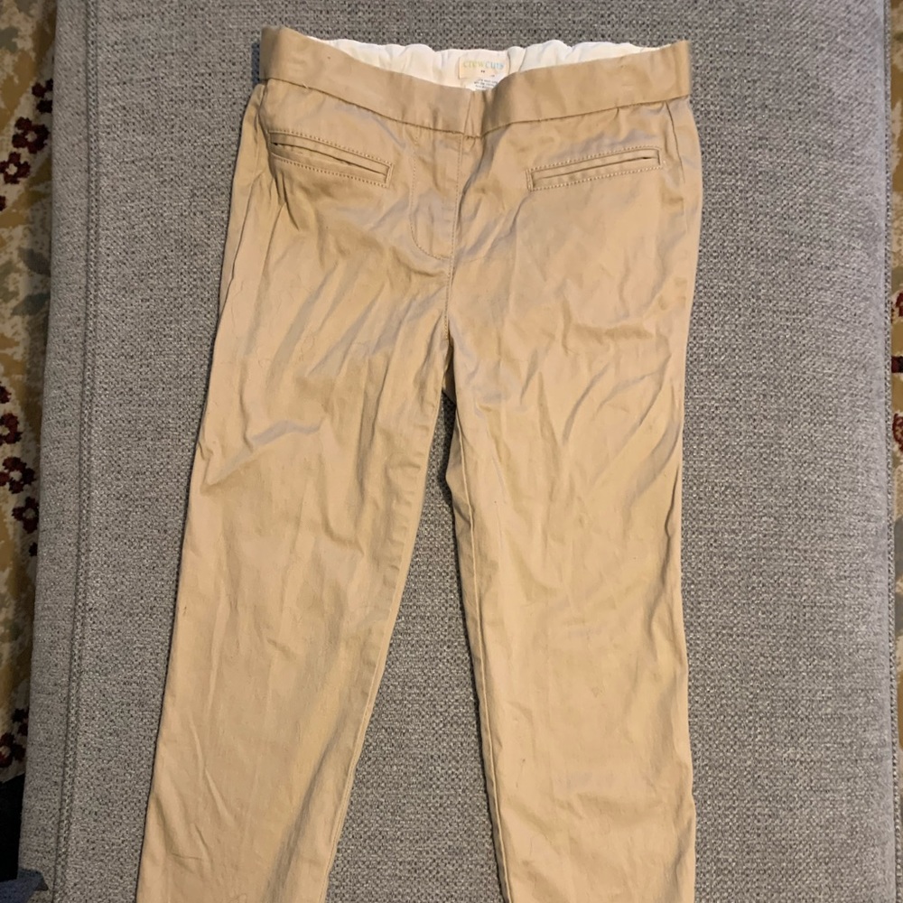 JCrew Crewcuts Boys Size 8 Tan Khaki Chino Pants